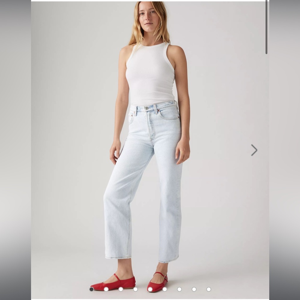 RIBCAGE STRAIGHT ANKLE WOMEN'S JEANS - 32/27